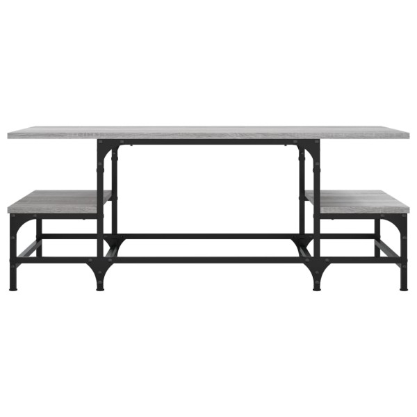 Mesa de centro madera de ingeniería gris Sonoma 100x50,5x40 cm