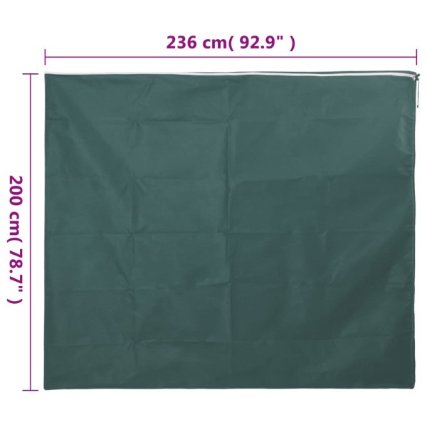 Cubiertas para plantas con cremallera 2 uds 70 g/m² 2,36x2 m