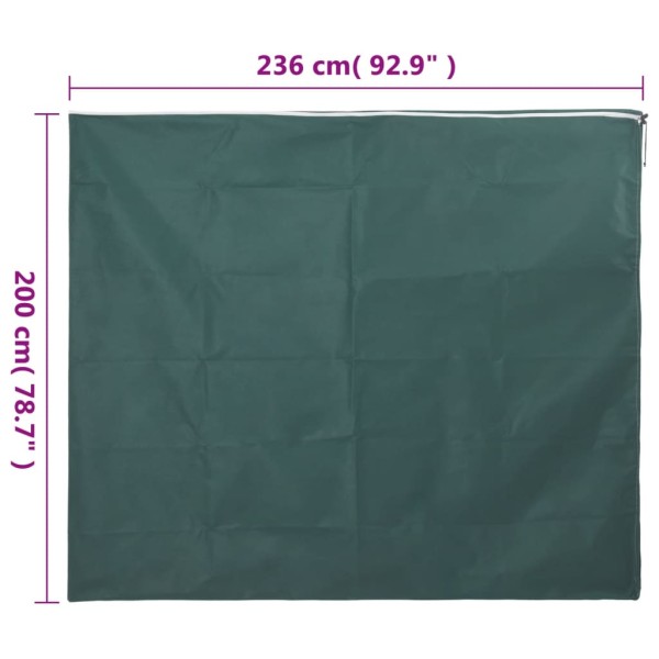 Cubiertas para plantas con cremallera 10 uds 70 g/m² 2,36x2 m