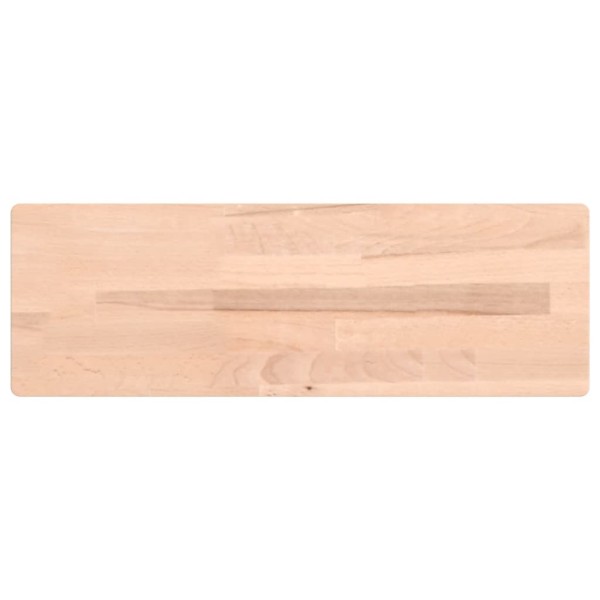 Estante de pared madera maciza de haya 60x20x2,5 cm