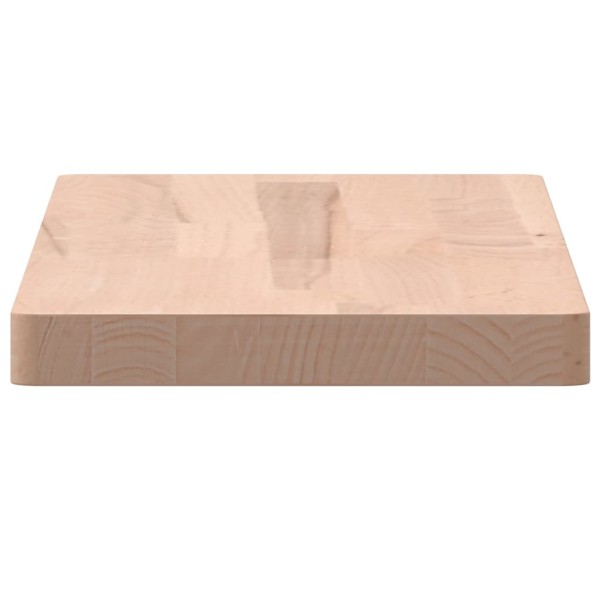 Estante de pared madera maciza de haya 60x20x2,5 cm