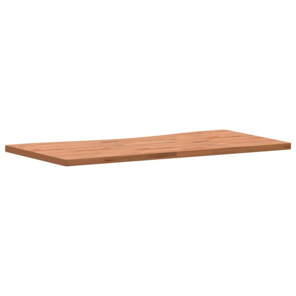 Tablero de escritorio madera maciza de haya 100x(45-50)x2,5 cm