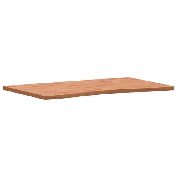 Tablero de escritorio madera maciza de haya 100x(55-60)x2,5 cm