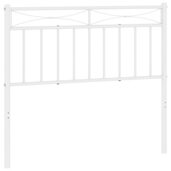 Cabecero de metal blanco 107 cm