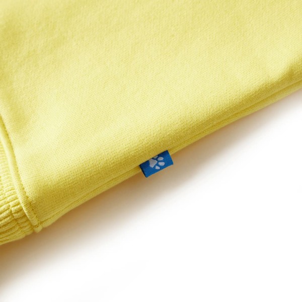 Sudadera para niños amarillo claro 116