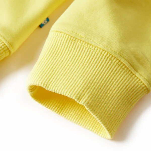 Sudadera para niños amarillo claro 116