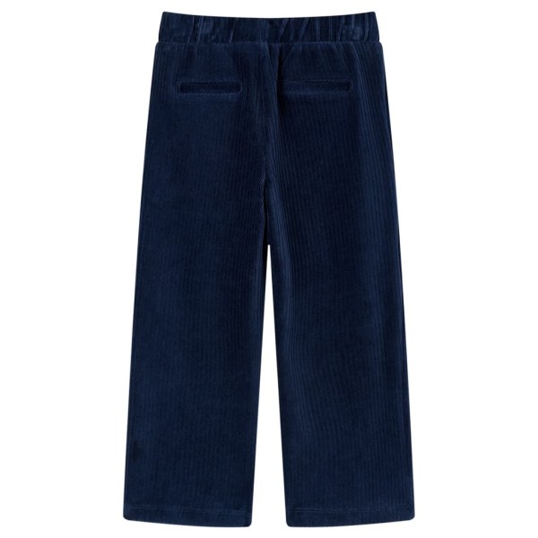 Pantalón para niños pana azul marino 140