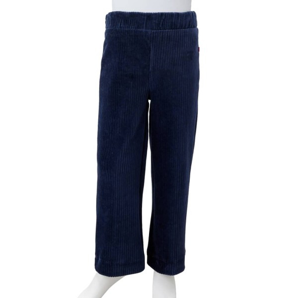 Pantalón para niños pana azul marino 140