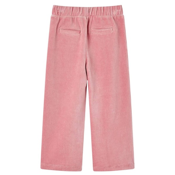 Pantalón para niños pana rosa claro 116