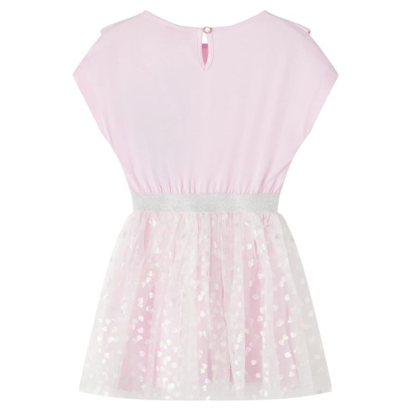 Vestido para niños volantes rosa claro 104