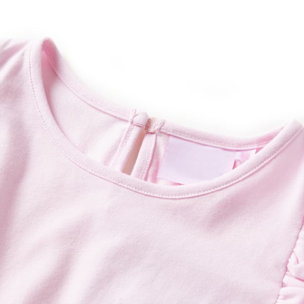 Vestido para niños volantes rosa claro 104