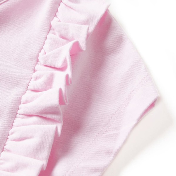 Vestido para niños volantes rosa claro 104