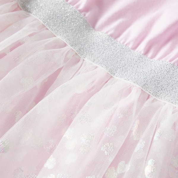 Vestido para niños volantes rosa claro 104