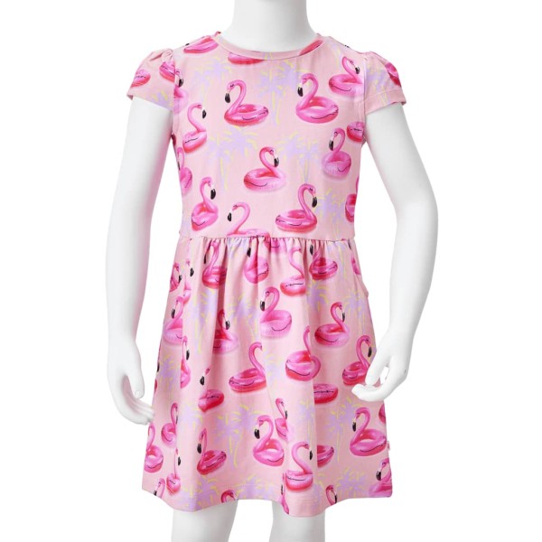 Vestido infantil rosa claro 104