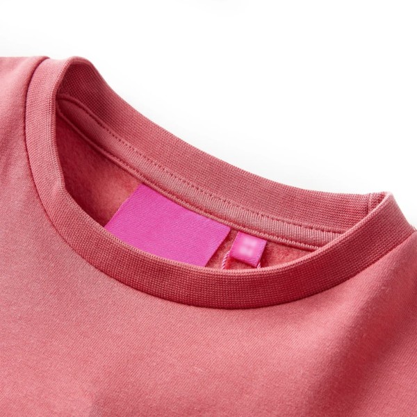 Sudadera para niños colores rosa y henna 92