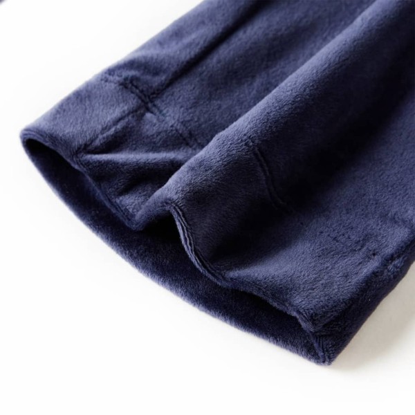 Pantalón para niños terciopelo azul oscuro 140