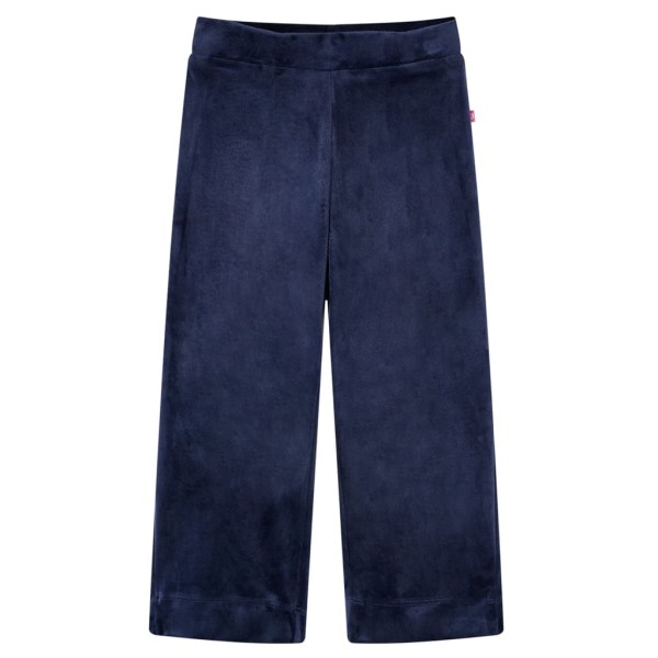 Pantalón para niños terciopelo azul oscuro 116