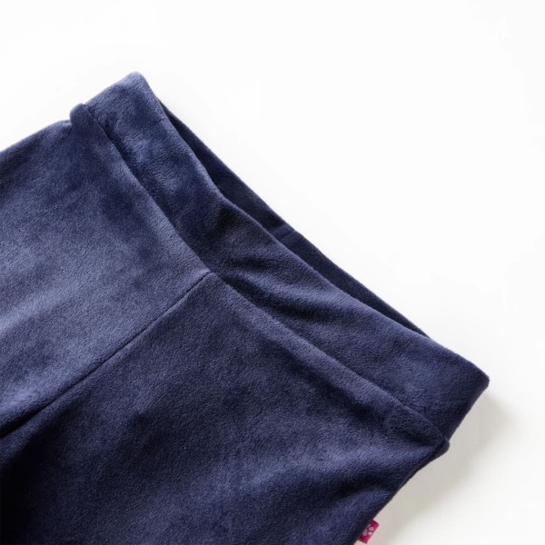 Pantalón para niños terciopelo azul oscuro 116