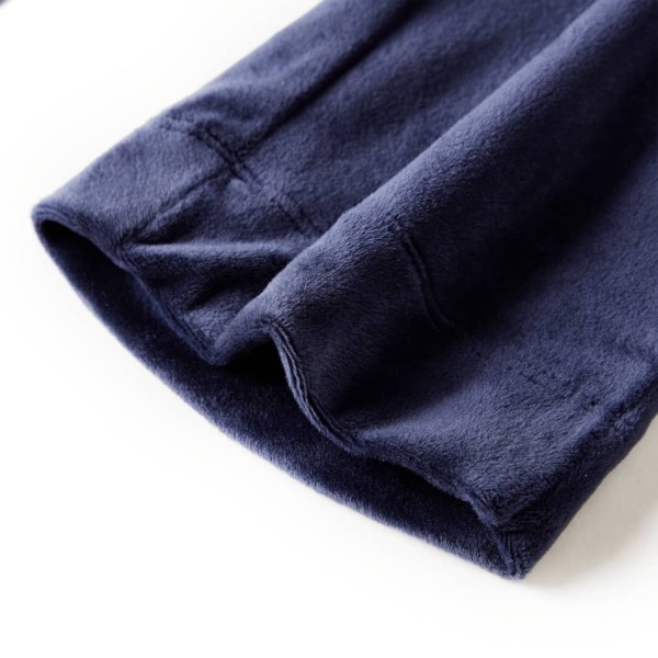 Pantalón para niños terciopelo azul oscuro 116