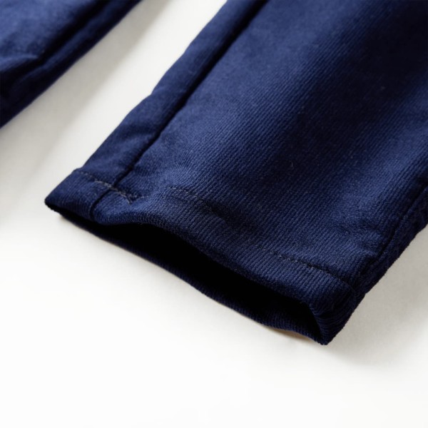 Pantalón para niños azul marino oscuro 92