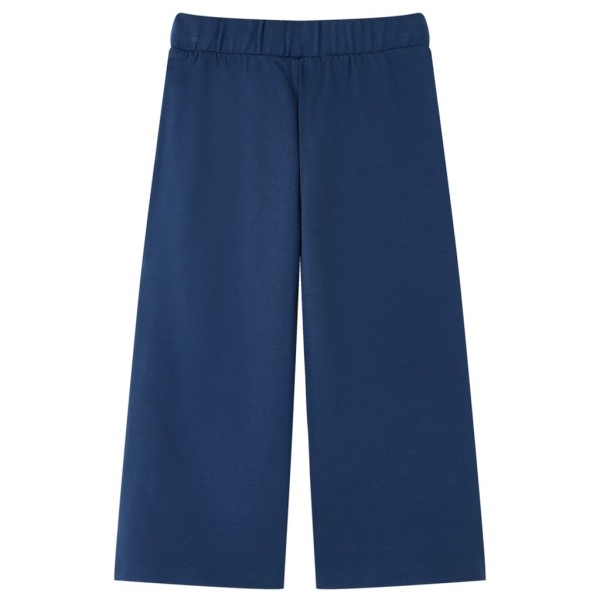 Pantalón para niños con perneras anchas azul marino 116