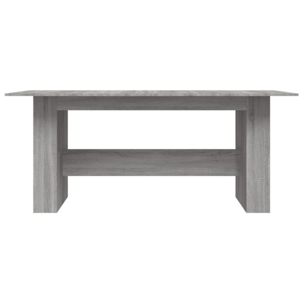 Mesa de comedor madera de ingeniería Sonoma gris 180x90x76 cm