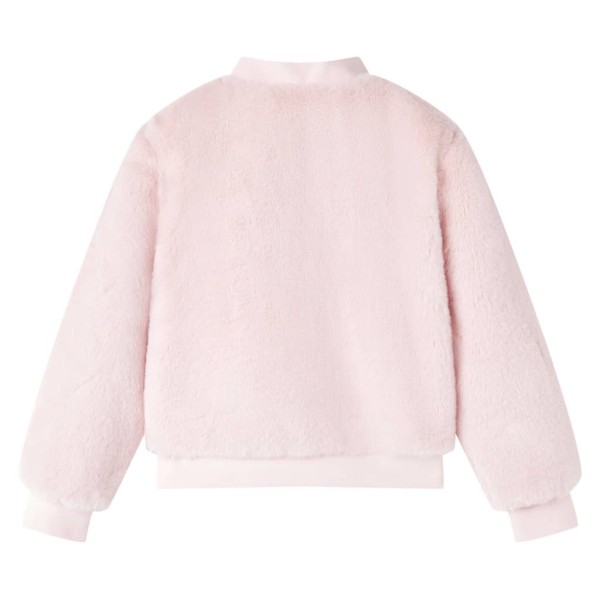 Chaqueta para niños cuero sintético rosa suave 92