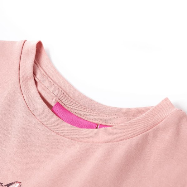 Camiseta para niños de manga larga rosa 140