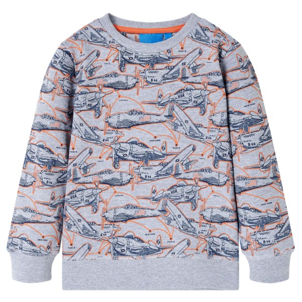 Sudadera para niños gris mélange 140