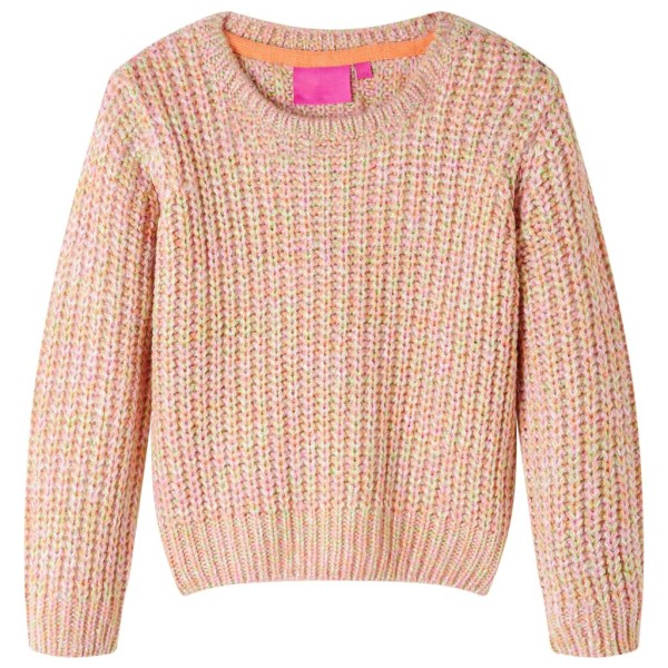 Jersey de punto para niños rosa suave 128