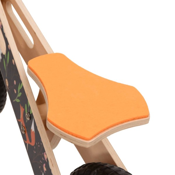 Bicicleta de equilibrio para niños estampado naranja