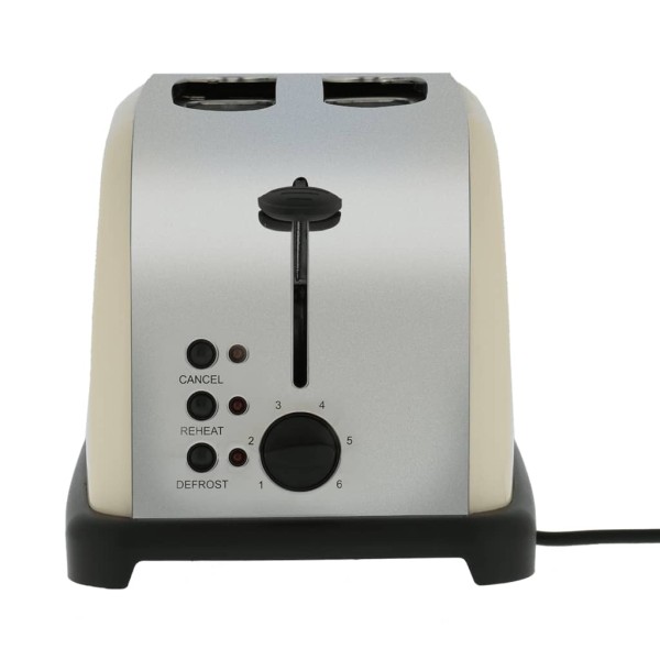 Mestic Tostadora MBR-80 retro crema y negro 920 W