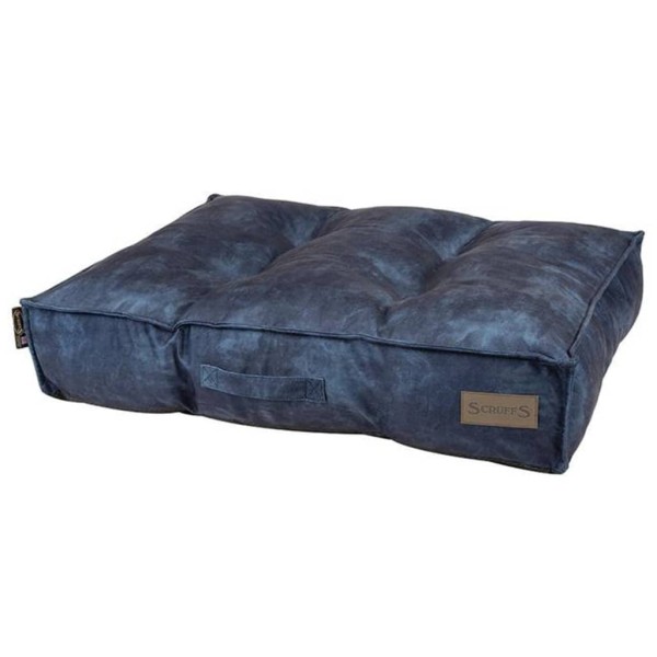 Scruffs & Tramps Colchón para perros Kensington azul marino M 80x60 cm