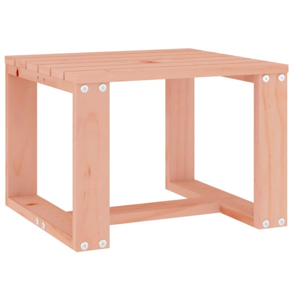 Mesa auxiliar de jardín madera maciza douglas 40x38x28,5 cm