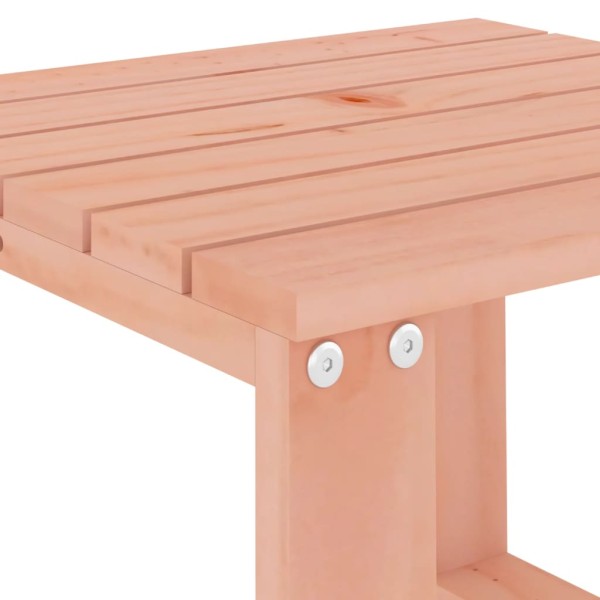 Mesa auxiliar de jardín madera maciza douglas 40x38x28,5 cm