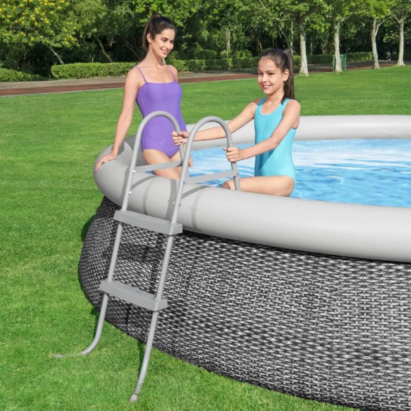 Bestway Escalera para piscina 2 peldaños Flowclear 84 cm