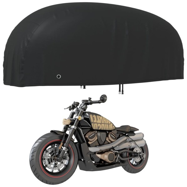 Funda para moto Oxford 210D negro 295x110x140 cm