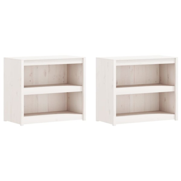 Muebles de cocina de exterior 4 pzas madera maciza pino blanco