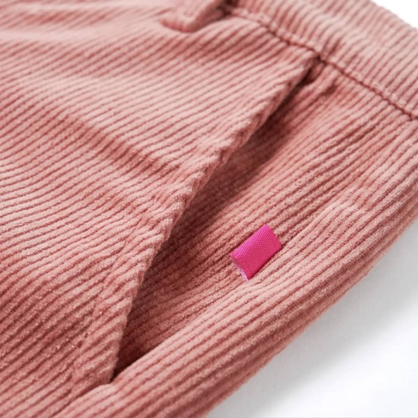 Pantalón para niños pana rosa envejecido 116