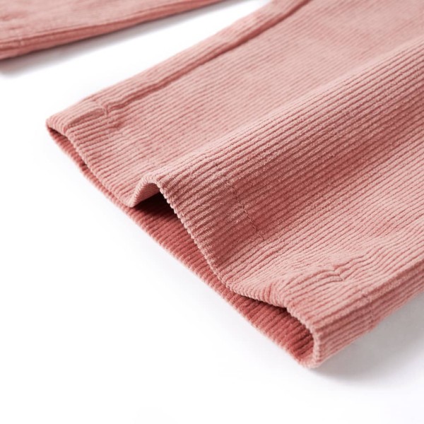 Pantalón para niños pana rosa envejecido 116