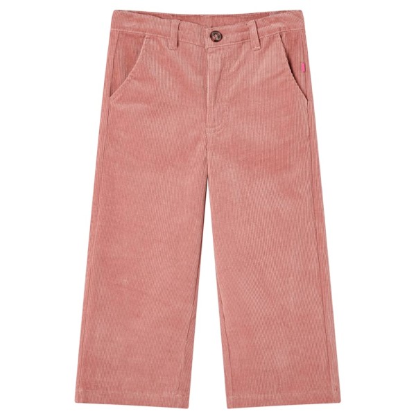 Pantalón para niños pana rosa envejecido 140