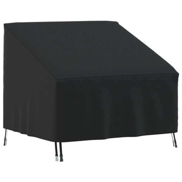 Cubierta para silla de jardín Oxford 420D negro 96x79x49/74 cm