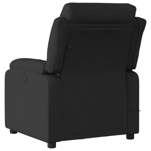 Sillón reclinable de masaje eléctrico tela negro