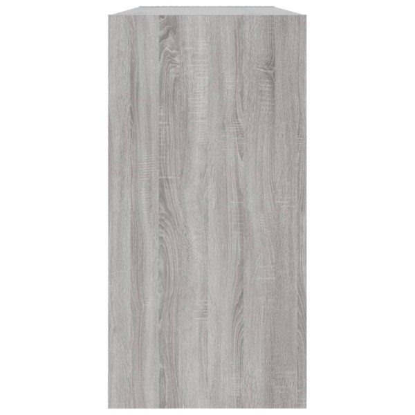 Estantería/Aparador madera contrachapada gris Sonoma 50x25x80cm