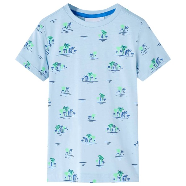 Camiseta para niños azul claro 104