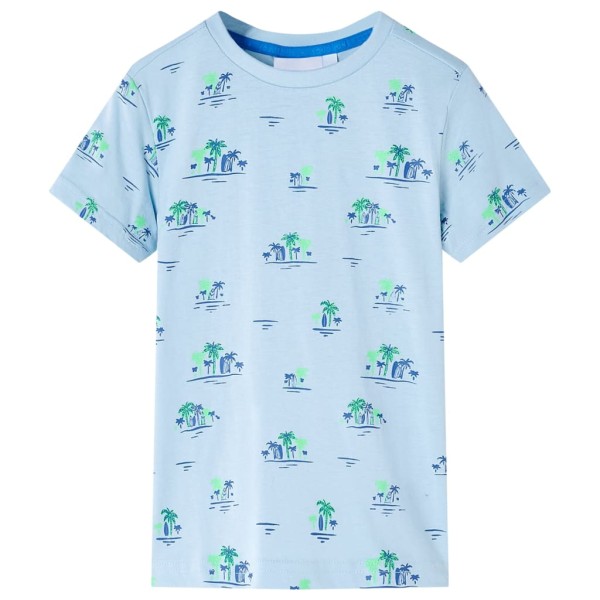 CCamiseta para niños azul claro 128