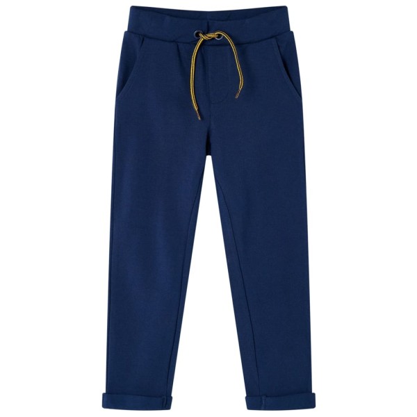 Pantalones para niños con cordón azul marino 92