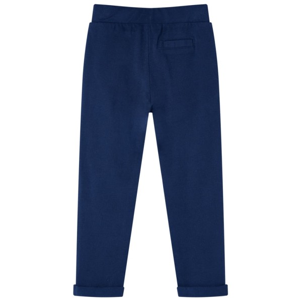 Pantalones para niños con cordón azul marino 92