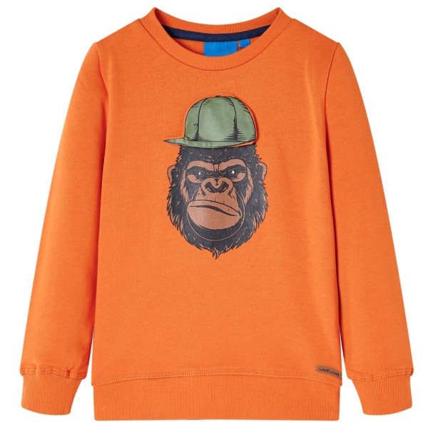 Sudadera para niños naranja oscuro 92