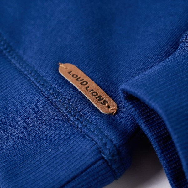 Sudadera con capucha para niños azul marino 92